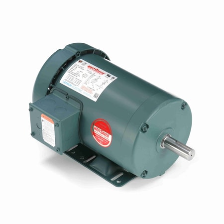 Leeson 0.50Hp Gen Purp Motor, 1Phase, 1200 Rpm, 115/208-230V, 56C Frame, Tefc 110411.00